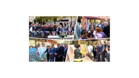 3. Uluslararası Bir Renk Bir İz Sanat Çalıştayı sergiyle taçlandı