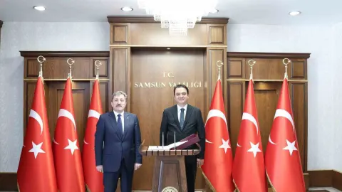 Amasya, Tokat ve Çorum valileri Samsun Valisi Tavlı'yı iş birliği için ziyaret etti
