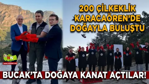 Bucak’ta doğaya kanat açtılar! 200 Çilkeklik Karacaören’de doğayla buluştu