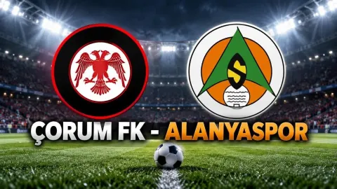 Çorum FK - Alanyaspor maçı saat kaçta, hangi kanalda?