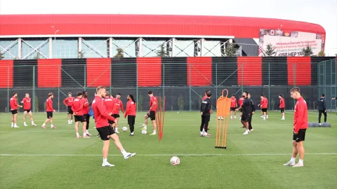 Çorum FK, Gaziantep FK maçının hazırlıklarını sürdürdü