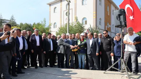 Çorum Osmancık'ta 4-6 yaş Kur'an kursu ve gençlik merkezinin temeli törenle atıldı