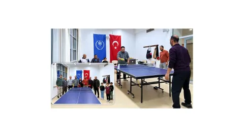 Osmancık’ta din görevlileri masa tenisinde buluştu